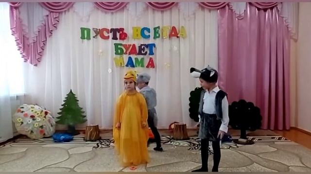 Театрализованное представление ко Дню Матери "Подарок для мамы". Средняя группа. смотреть онлайн