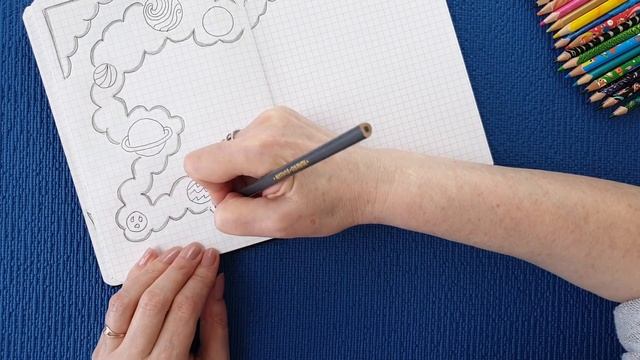 Простые рисунки. Личный девник в клеточку оформление. Как нарисовать смотреть онлайн