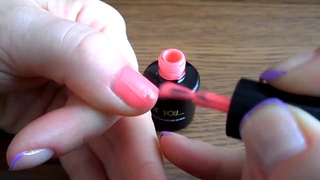 Гель лак Кораллово Лососевый Сочный, эмаль FOR YOU № 097 смотреть онлайн