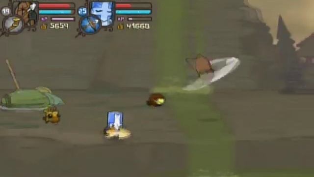 Castle Crashers Walkthrough Part 24 - Flooded Temple + Medusa's Lair смотреть онлайн