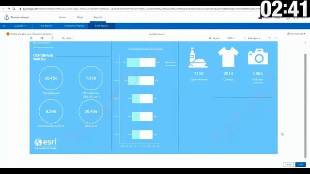 Инфографика в Business Analyst. М.Сакиркина, Esri CIS смотреть онлайн