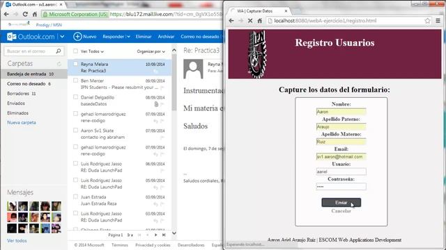Enviar un email con Java mail Clase de Web application смотреть онлайн