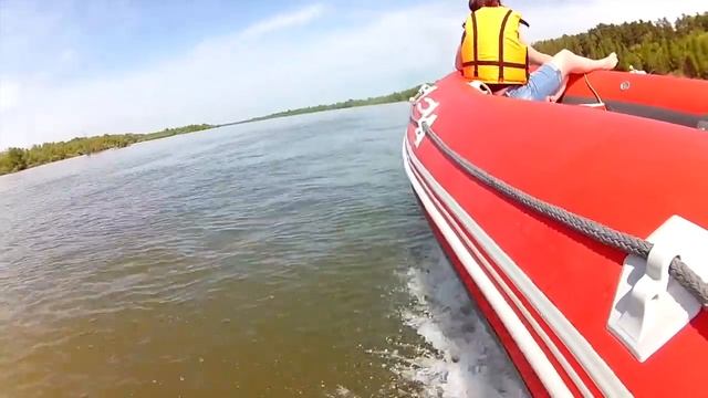 РИБ SkyBoat 440 RL + Suzuki DF 9.9 (20) BRS обкатка 2 смотреть онлайн