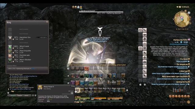 FFXIV Miner Heavensward Regular Nodes