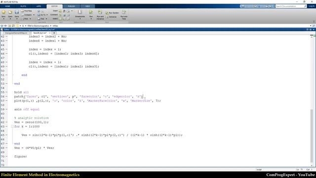 Analytic solution of the 2D benchmark problem (Finite Element Method in Electromagnetics #26) смотреть онлайн