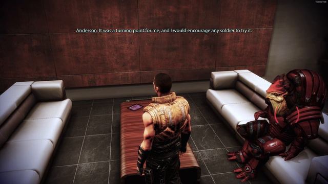 Anderson respects the turian military | Mass Effect Legendary Edition смотреть онлайн