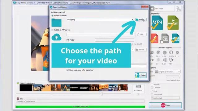 How to add an HTML5 video to a web page смотреть онлайн