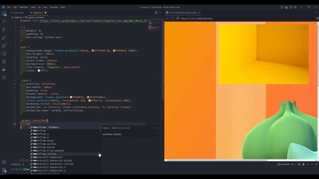 How to Make Animation Card using HTML and CSS | Dawnscript смотреть онлайн