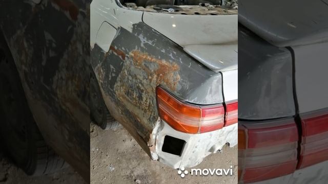 Замена заднего крыла и стекла. смотреть онлайн