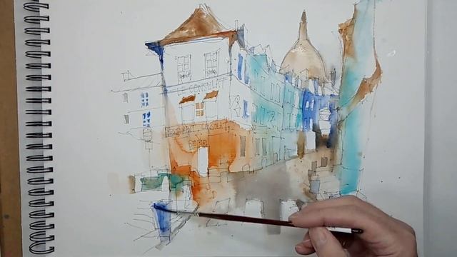 Ian Fennelly's online workshop Sketch Montmartre Sneak Peek смотреть онлайн