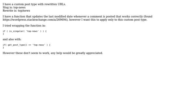 Wordpress: Using get_post_type with a custom URL format? смотреть онлайн