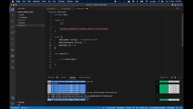 Creating a simple Redis client in Go смотреть онлайн