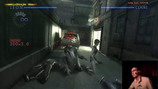 Resident Evil The Darkside Chronicles ➤ Hardcore 02 Rang S ➤ История Леона смотреть онлайн
