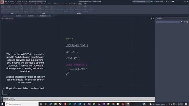 Find Duplicate Annotation 2020 App Demo ver: 2020.2.0.0 | AutoCAD 2020 смотреть онлайн