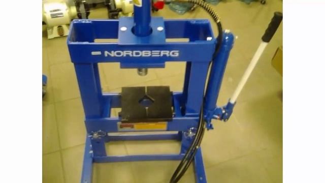 Лучший настольный пресс для гаражной мастерской с прочной жесткой сварной конструкции NORDBERG N361 смотреть онлайн
