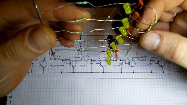 Бегущие огоньки на светодиодах смотреть онлайн