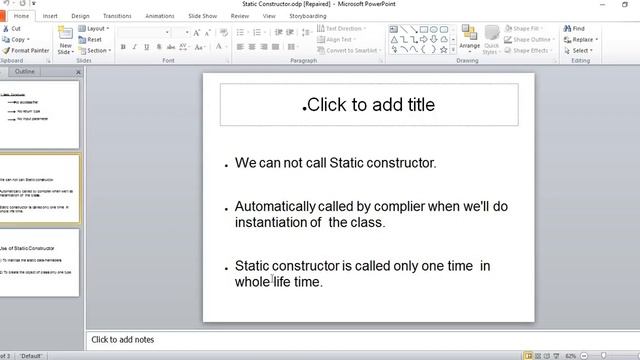 What is Static Constructor in c# .net ? смотреть онлайн