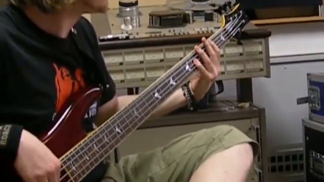 Passion Lane in the studio recording bass! смотреть онлайн