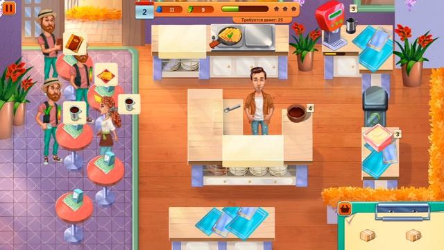 Кухонный ажиотаж (Baking Bustle) (Игровой процесс\Gameplay,Русский) смотреть онлайн