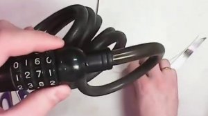 Как открыть кодовый велозамок