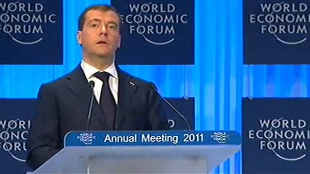 Davos Annual Meeting 2011 - Dimitry Medvedev смотреть онлайн