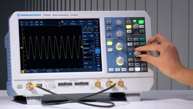 Осциллограф R&S RTB2000: Генератор шаблонов и спецформ смотреть онлайн