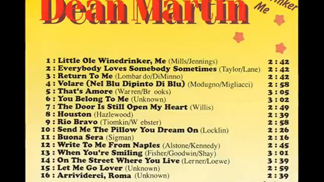 Dean Martin - Arrivederci Roma (1962) смотреть онлайн