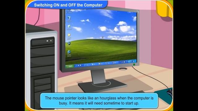 Lesson for Switch On and Off a Computer смотреть онлайн