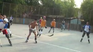 Хоккей на роликах. Тюмень.
