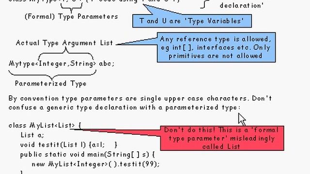 Java Tutorial 24.11: Generic types and Wildcard types смотреть онлайн