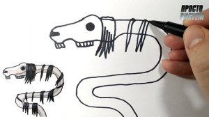 Как нарисовать ДОЛГОВЯЗУЮ ЛОШАДЬ Тревора Хендерсона, Long Horse