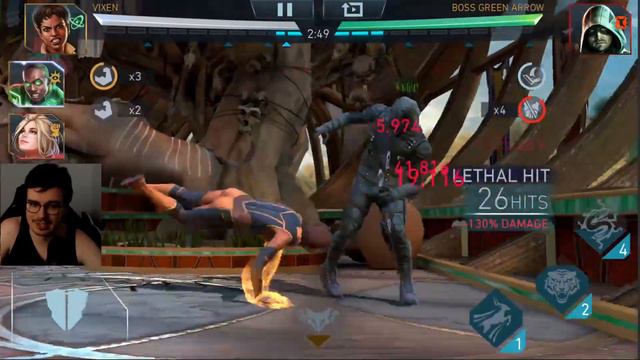 Machine Gun John Stewart Green Lantern ( I Tried ) Injustice 2 Mobile смотреть онлайн