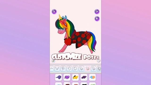 Chibi Unicorn - Kawaii Avatar Maker смотреть онлайн