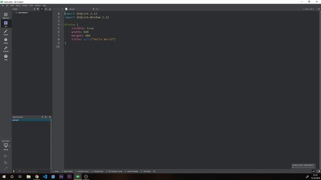 Qt Qml Basics - Creating a Project - BenCoepp - смотреть онлайн