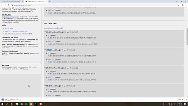 How to solve Composer install/update error: VirtualAlloc() failed: [0x00000008] смотреть онлайн