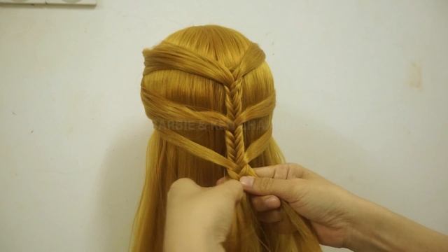 Легкая прическа на каждый день. Easy hairstyle for every day смотреть онлайн