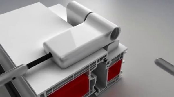 Монтаж петли JOCKER (джокер) для ПВХ-дверей