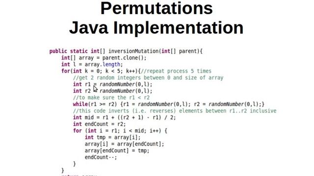 Genetic Algorithms 24/30: Inversion Mutation with Java Implementation смотреть онлайн