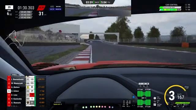 ACC | Kyalami | Командная гонка Simcental на Audi R8 LMS Evo