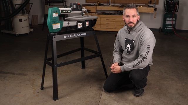 NEW! Grizzly 18" Scroll Saw with Stand смотреть онлайн