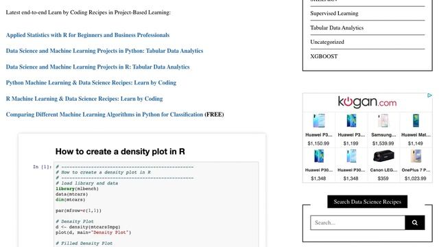 Data Visualization in R | How to create a density plot in R смотреть онлайн