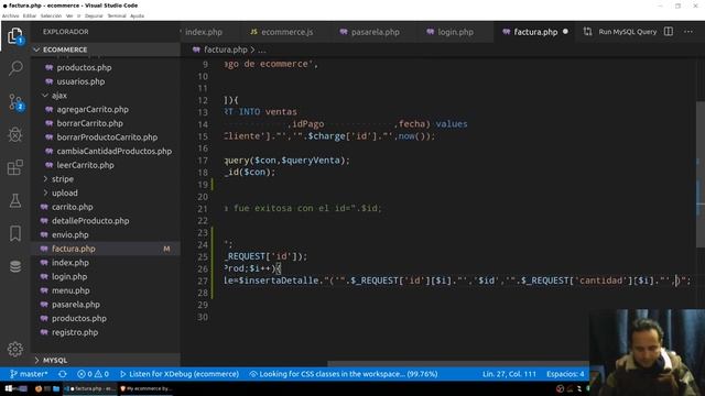 Ecommerce con PHP? y MySql? [30.-Insertar los registros de detalle de venta] смотреть онлайн