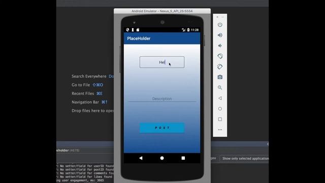 Basic Social Media Android App - "PlaceHolder" смотреть онлайн