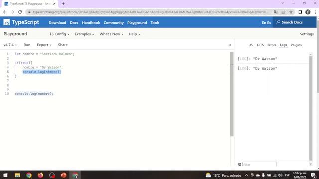 Declaración de variables let y var en TypeScript: Parte 2 смотреть онлайн