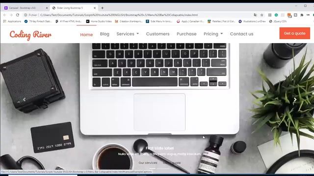 Carousel Slider Using Bootstrap Carousel Slider. YEEL TECH Inc смотреть онлайн