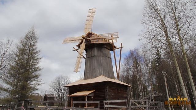 Новые крылья мельницы из Кожпосёлка в движении смотреть онлайн