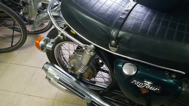 Honda CB 750 four K4 1973 First start after shipping from USA смотреть онлайн