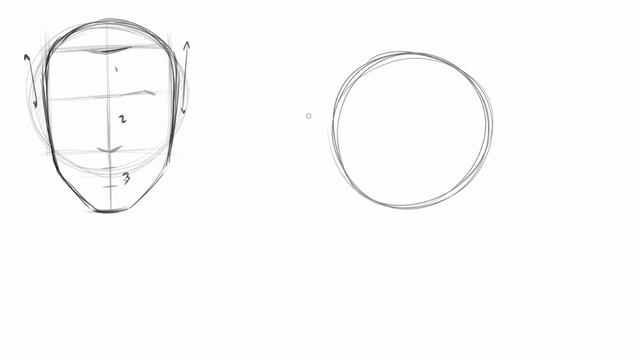 How to Draw Heads - Dividing it Into Thirds смотреть онлайн