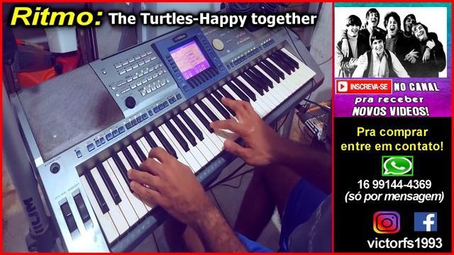 The Turtles - Happy Together - Ritmos Yamaha PSR 550 1100 E433 E463 740 SX600 S550 S650 e mais 🎹 смотреть онлайн