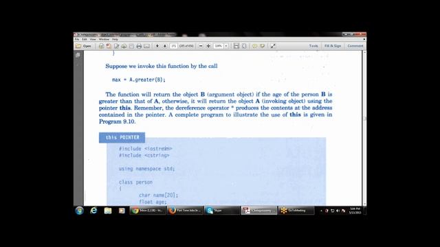 Chapter 9 Pointers, Virtual functions and Polymorphism (this Pointer) смотреть онлайн